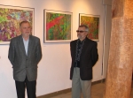 <h4>Autorzy wystawy - od lewej - Henryk Sikora i Waldemar Kozub na wernisau 22.10.2010r.</h4>