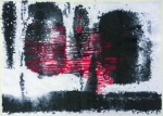Magdalena Pilch, Czas - teraz, papier rcznie czerpany, 50 x 70 cm, 2015 r.