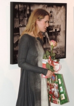 Dorota Dawidowicz w Galerii BWA w Sandomierzu, wernisa wystawy Wonder Years - 21.11.2014 r.