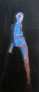 Jacek wigulski, Kobieta II; olej/akryl/ptno, 180x80cm, 2006