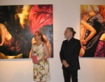 Wernisa 28.08.2015 - Maciej Bernhardt i Katarzyna Pisarczyk otwieraj wystaw
