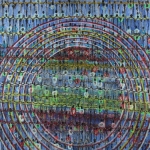 Kazimiera Myk Magdziak, ''Istota czasu'', olej, ptno, 108 x 108 cm, 2012 - VI Nagroda Biura Wystaw Artystycznych w Sandomierzu
