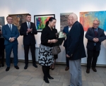Szczepan Siudak, odbiera II Nagrod Marszaka Wojewdztwa witokrzyskiego z rk Dyrektor Departamentu Kultury i Dziedzictwa Narodowego Pani Magdaleny Kusztal 